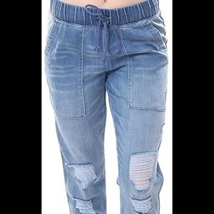 Cloth and stone denim joggers